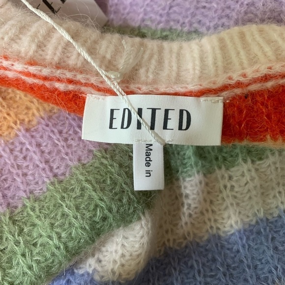 Edited Louise multicolored alpaca pullover sweater EU size 36 - Picture 8 of 11